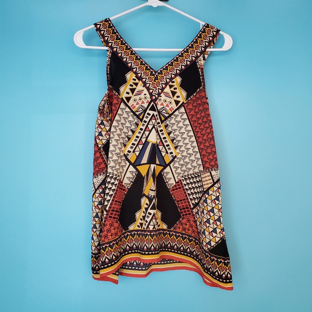 Sweet Wanderer Blouse Size Small Sleeveless V-Neck